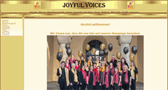 Desktop Screenshot of joyful-voices-wendhausen.de