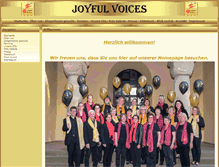 Tablet Screenshot of joyful-voices-wendhausen.de